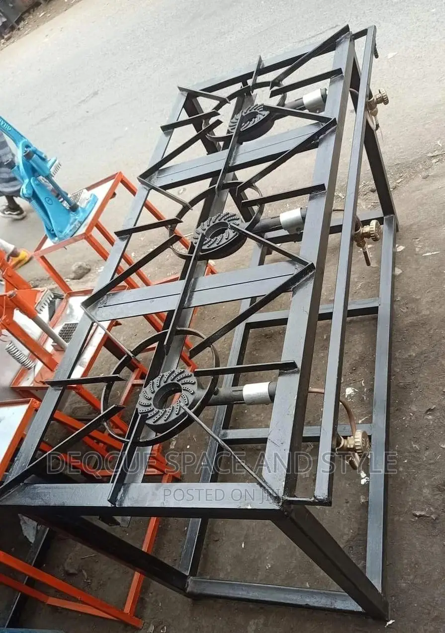 Triple High Pressure Gas Burners in Nairobi Central Restaurant