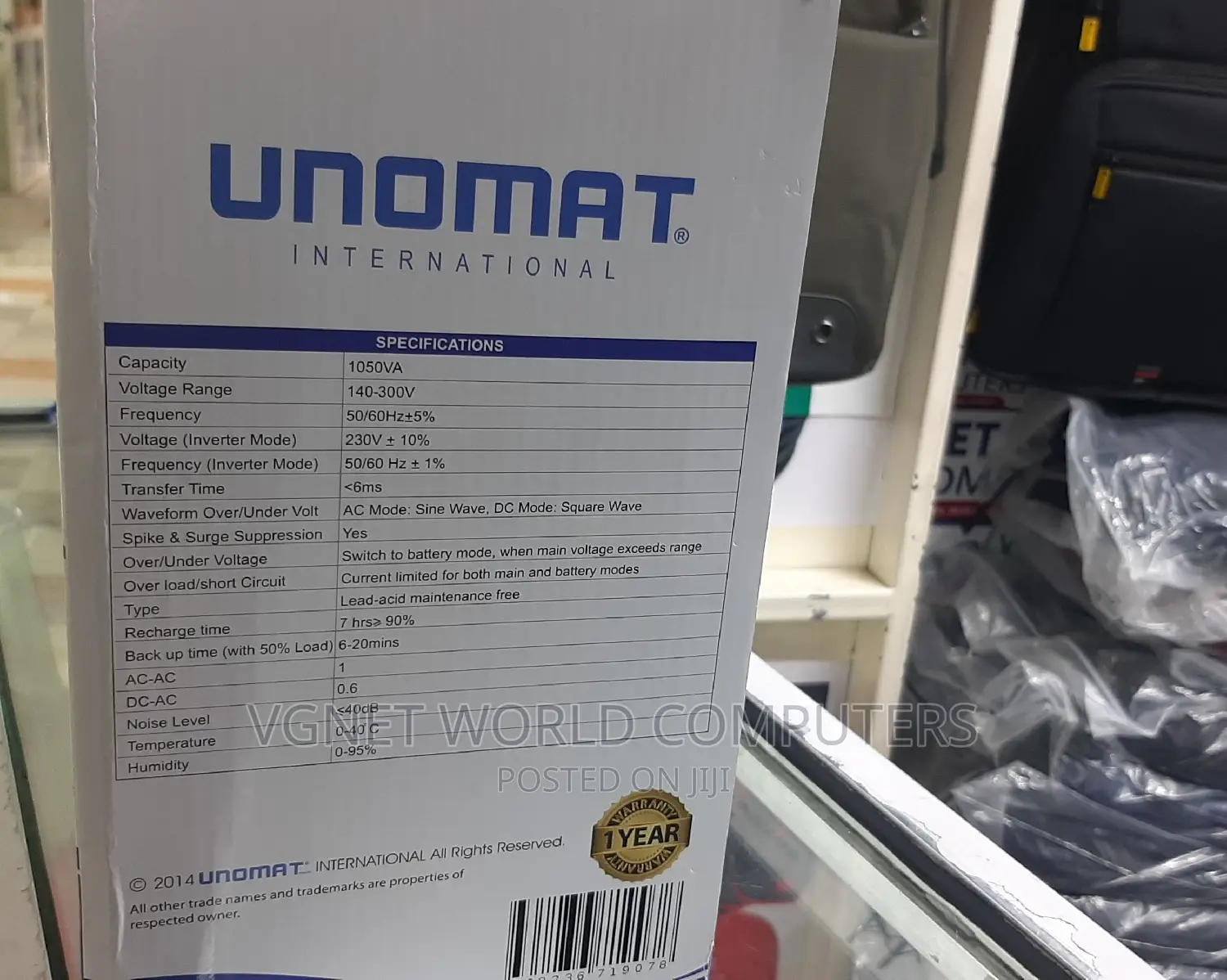 Unomat Ups 1050va