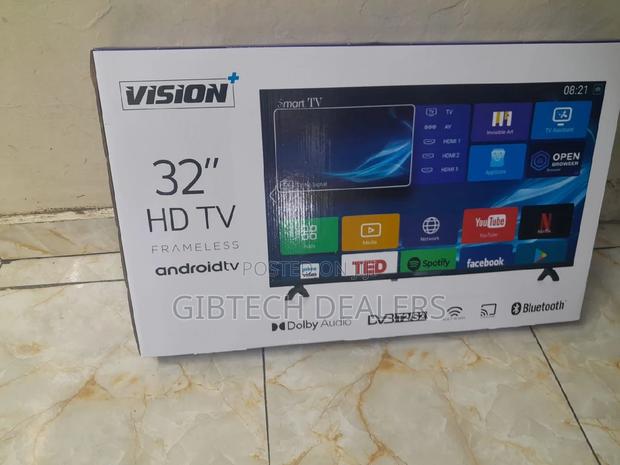 Vision 32 Inches Bluetooth Smart Android Frameless Tv - thumbnail 3