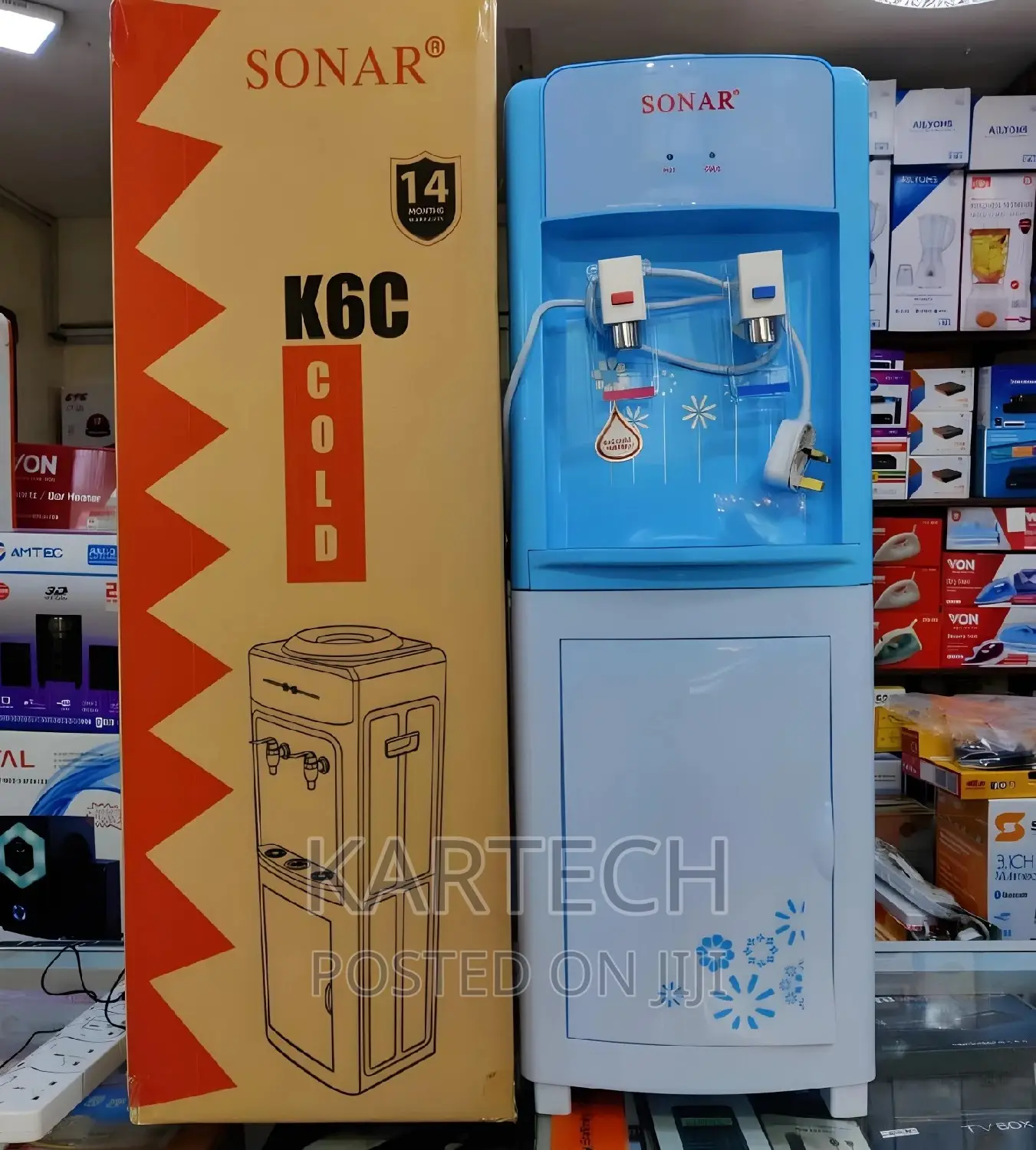 Sonar Top Load Hot and Cold Water Dispenser - K6C