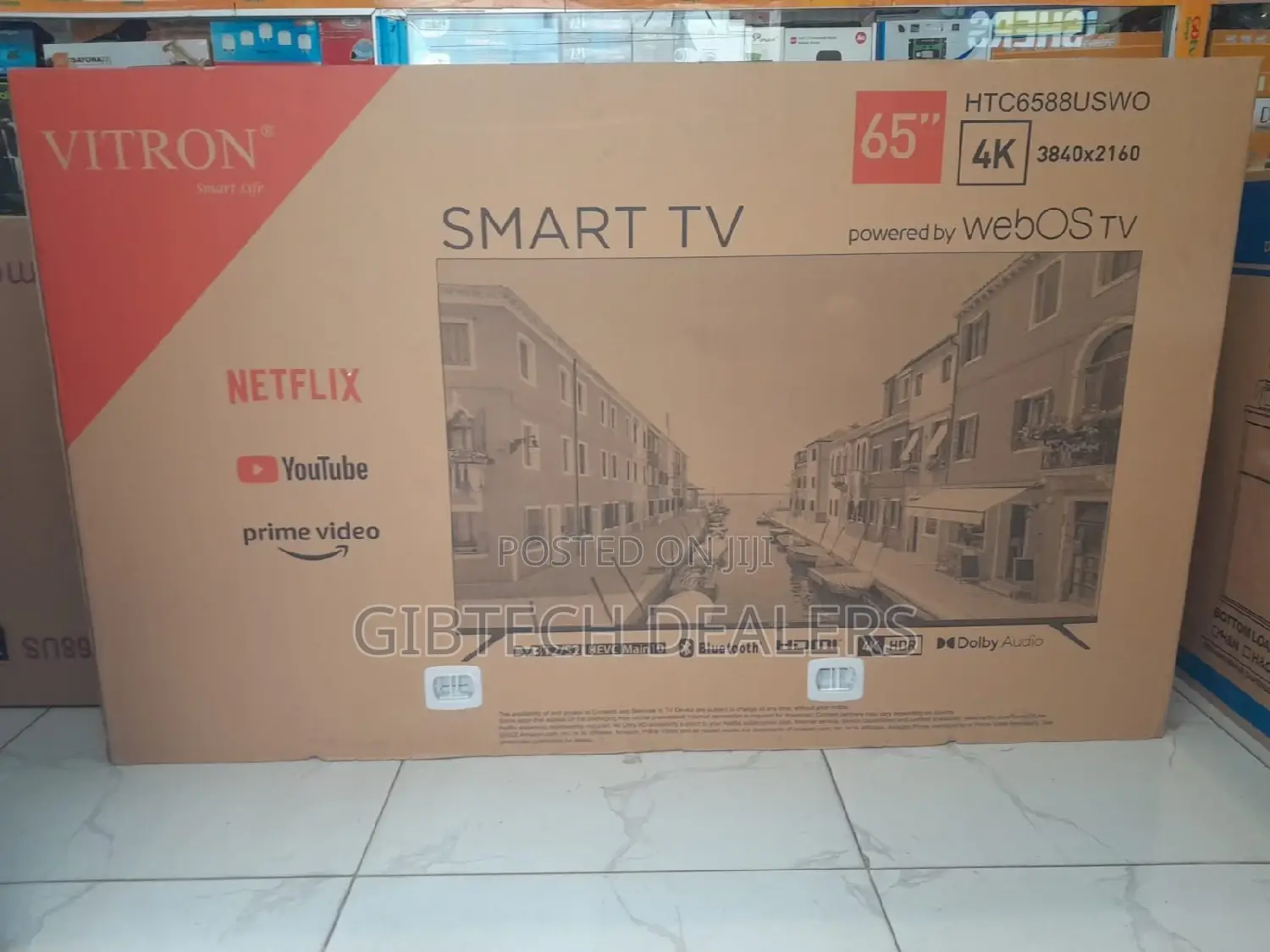 Vitron 65" Inch Ultra Hd Smart Android Tv