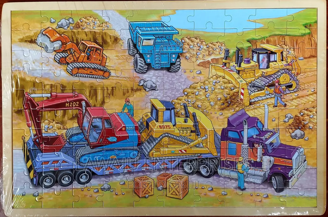 100pc Construction Site Jigsaw Puzzle