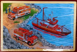 100pc Construction Site Jigsaw Puzzle