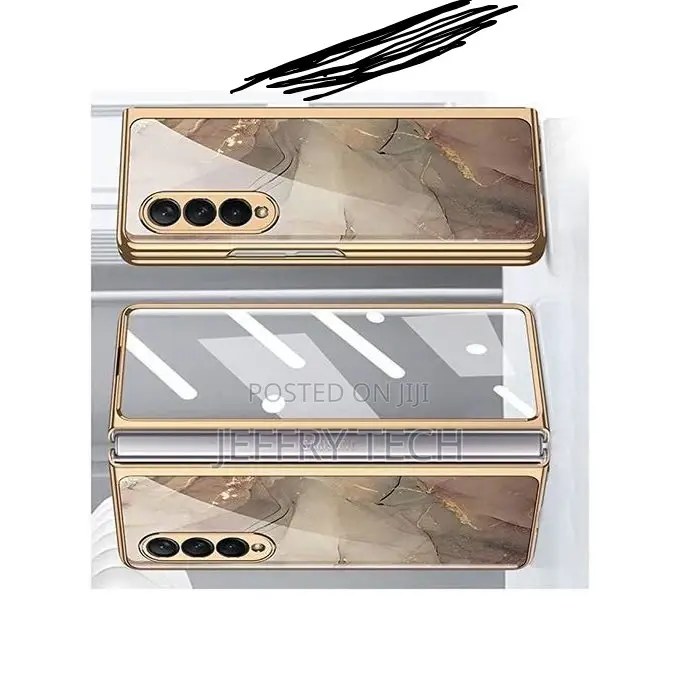 Back Cover With Screen Protector for Samsung Galaxy Z Fold 3