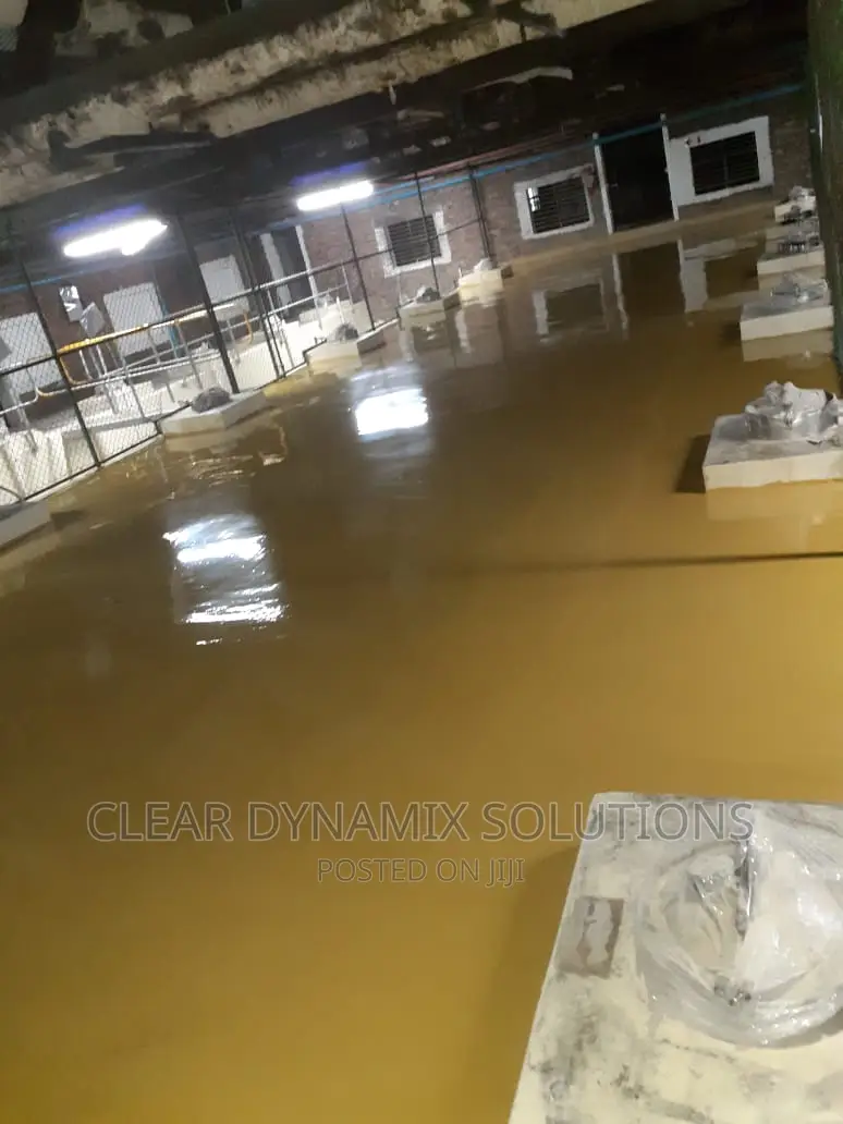 Cream Epoxy Flooring