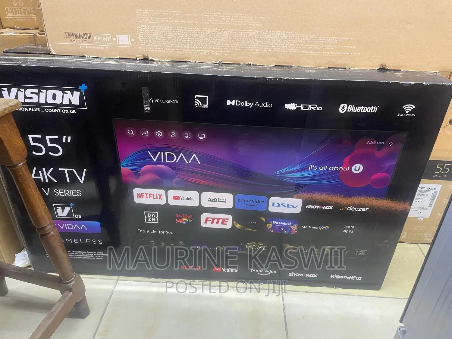 Vision Plus 55inch Frameless Smart TV