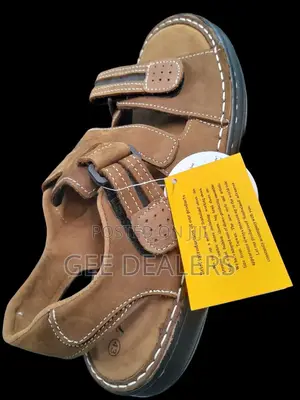 Brown Leather Open ,Open Shoes 40-45