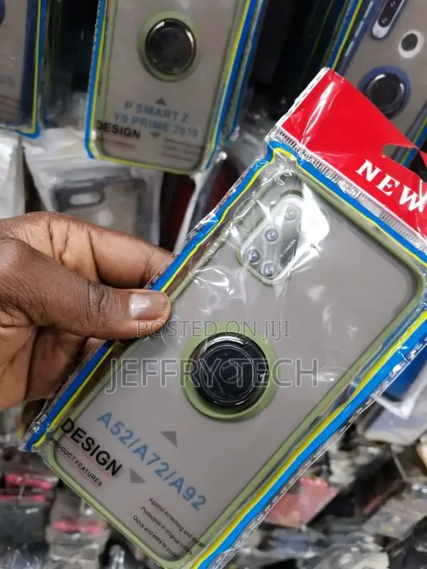 SAMSUNG A52/A72/A92 Smoke Case With Ring Stand