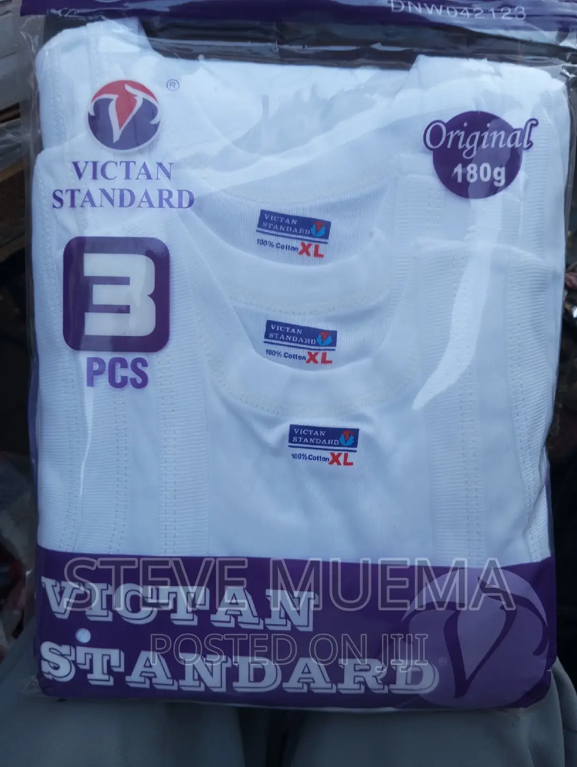 A Set of 3 Cotton Vests.