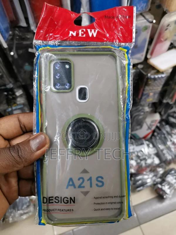 SAMSUNG Galaxy A21s Smoke Case With Ring Stand - main view