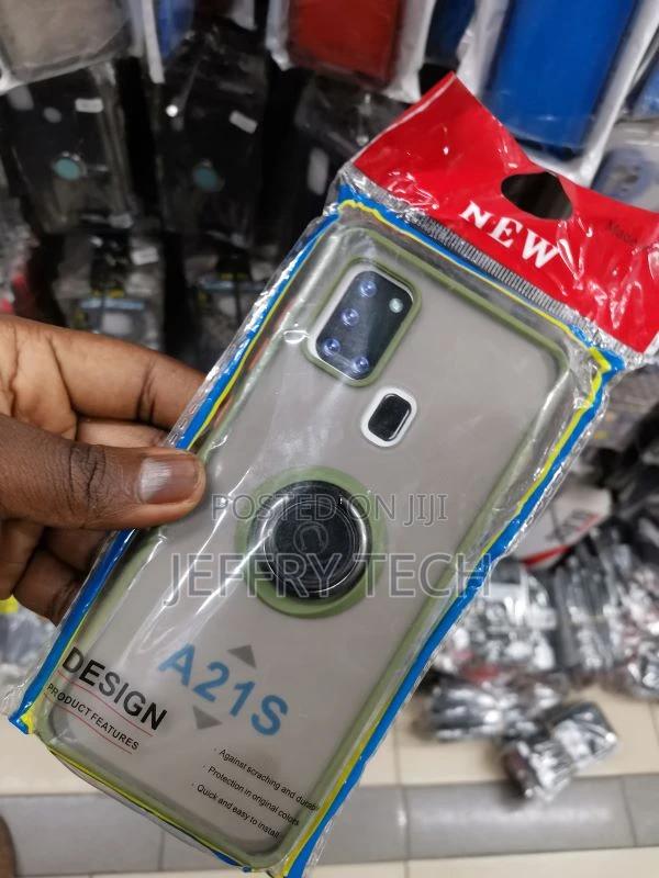 SAMSUNG Galaxy A21s Smoke Case With Ring Stand - thumbnail 2