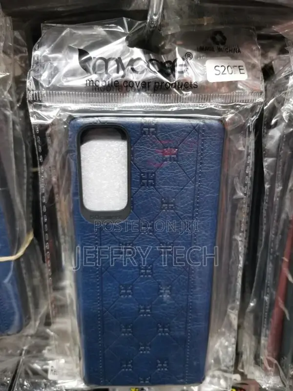 Samsung S20 Fe Case Soft Edge PU Leather Hard Phone Cover