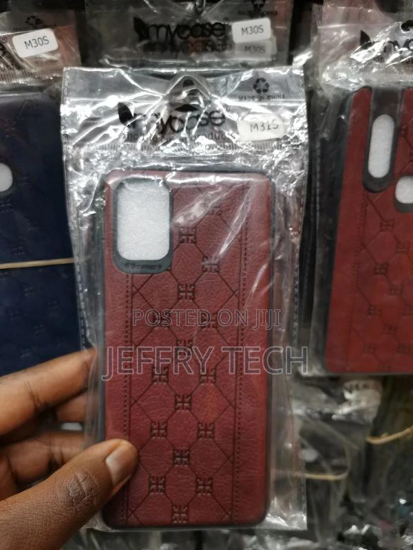 Leather Brown Samsung Galaxy M31 S Back Case