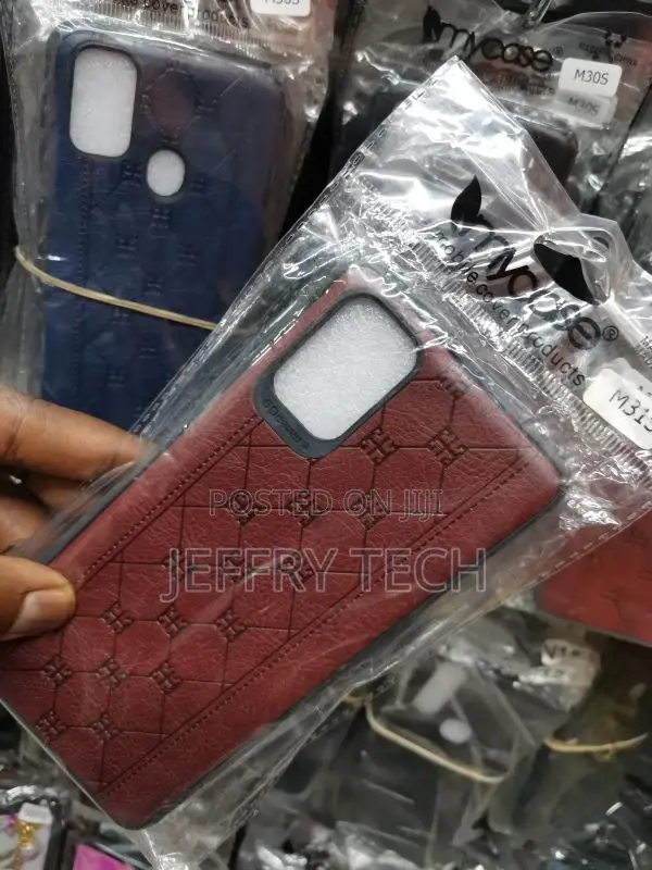 Leather Brown Samsung Galaxy M31 S Back Case