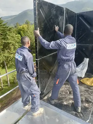 Pressed Steel Water Tank Installation