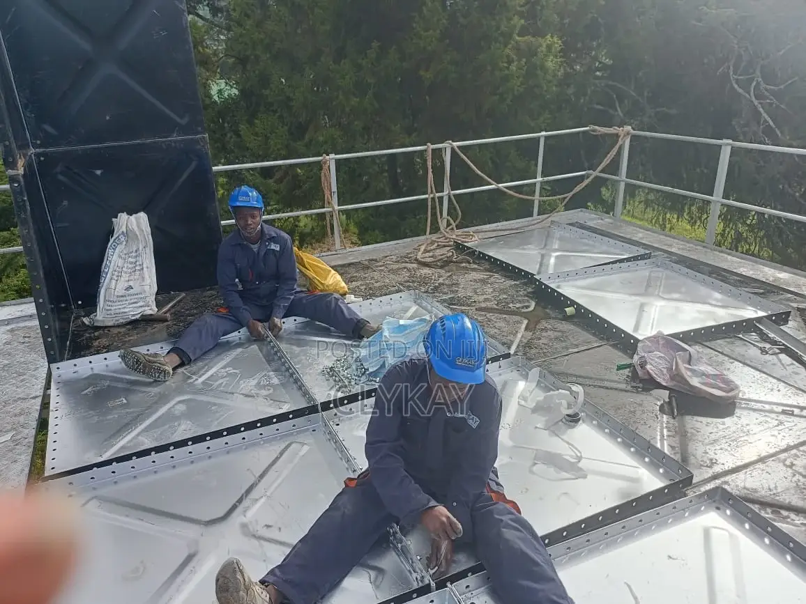 Fabricated Pressed Steel Water Tank and Steel Towers