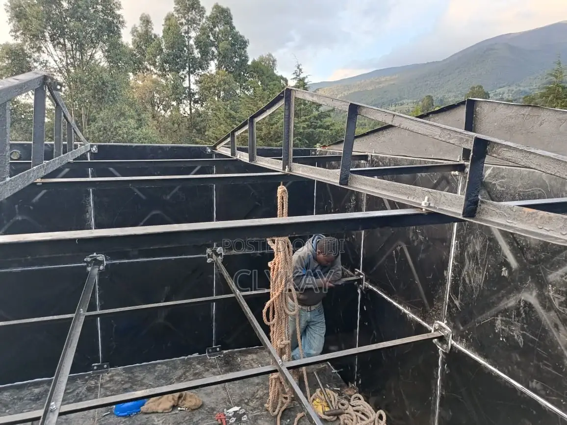 Galvanized Pressed Steel Tank and Steel Tower Fabricated