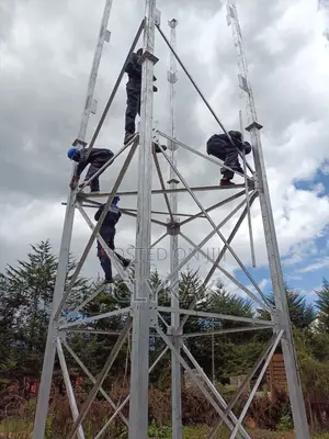 Galvanized Pressed Steel Tank and Steel Tower Fabricated