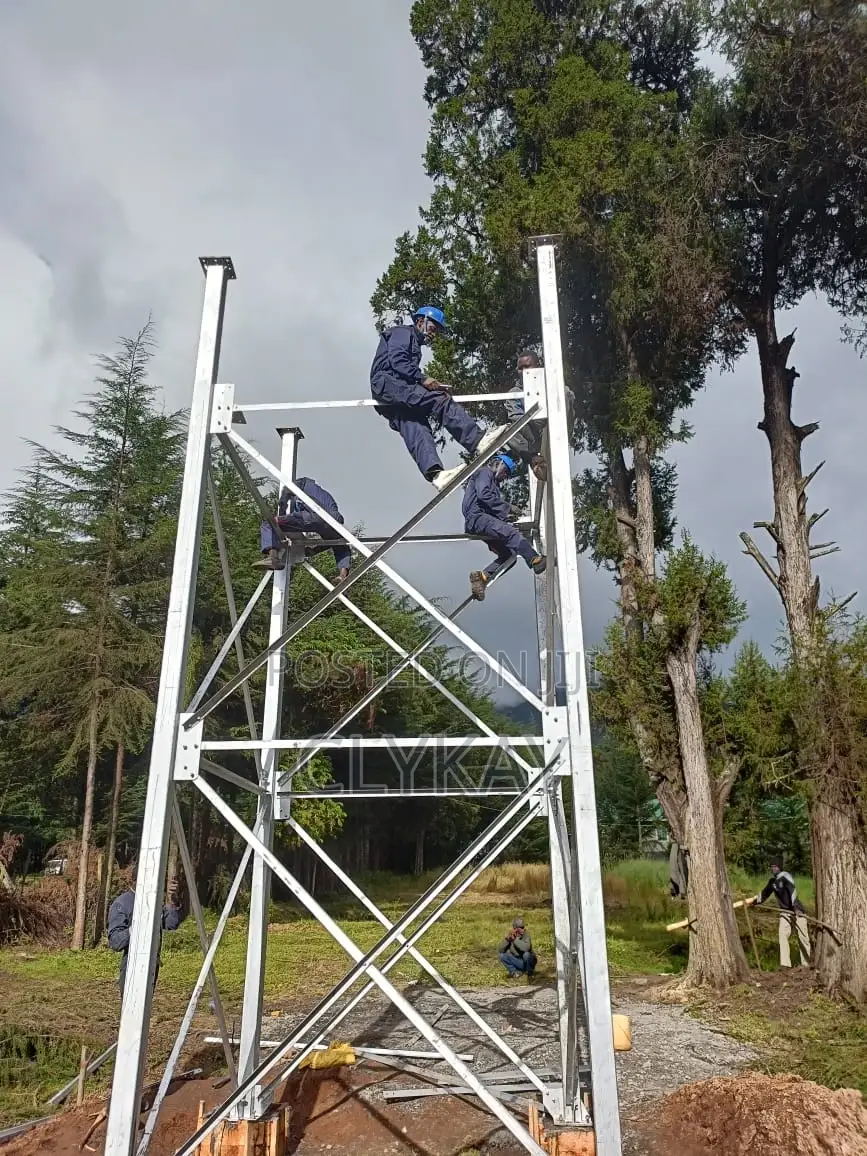 Galvanized Pressed Steel Tank and Steel Tower Fabricated