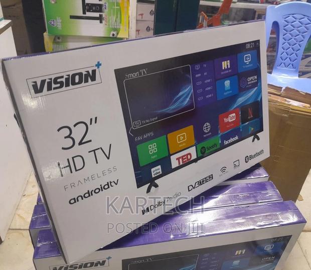 Vision 32." Inches Smart Android Frameless Tv. - thumbnail 2