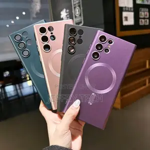 Magnetic Phone Case for Samsung Galaxy S22 Ultra 5G Compatib
