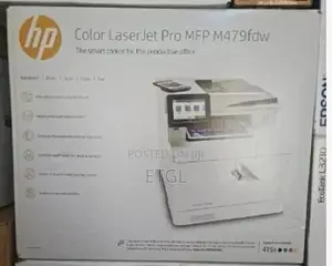 .W1A80A HP Color Laserjet Pro MFP M479fdw Printer, Print, Co