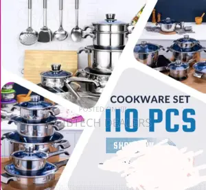 110pcs Marwa Cookware Set