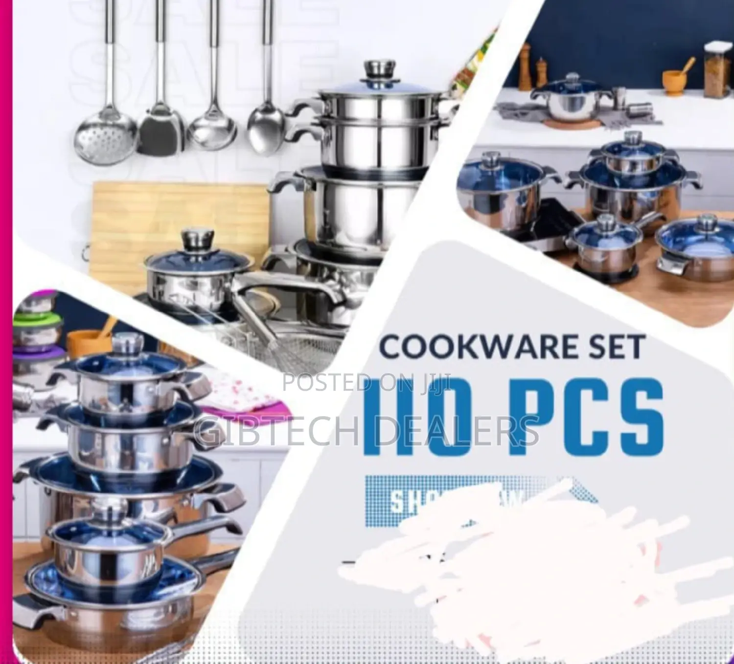 Best Quality Marwa 110pcs Cookware Set