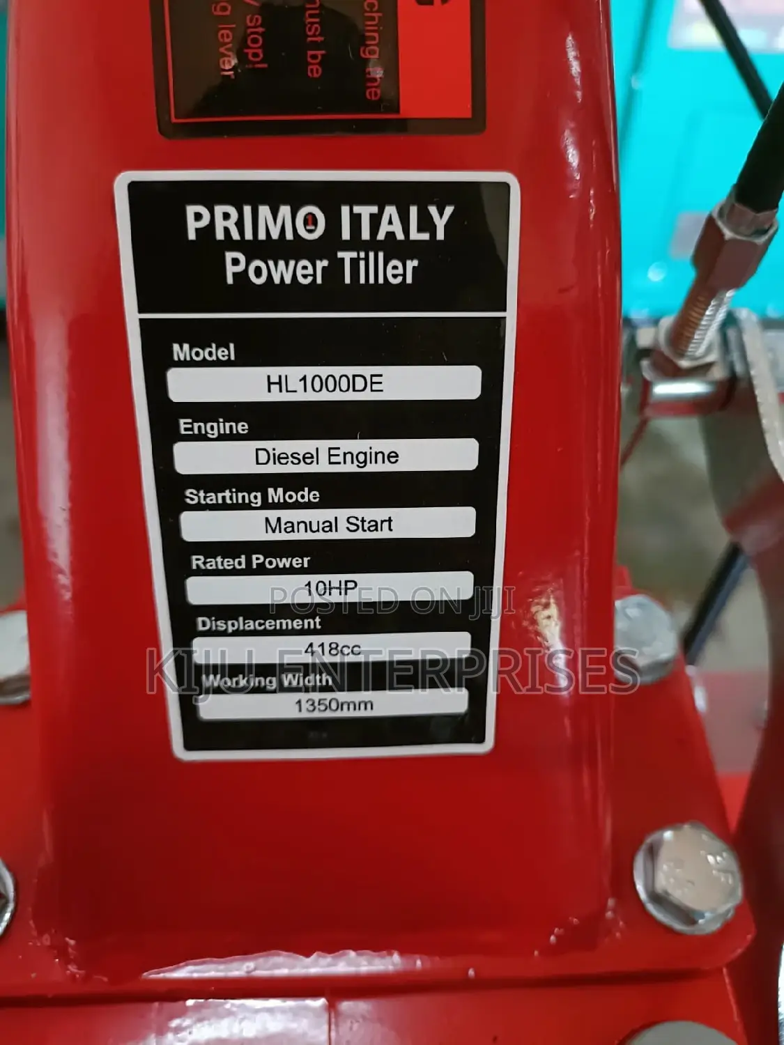Power Tiller Machine *10hp