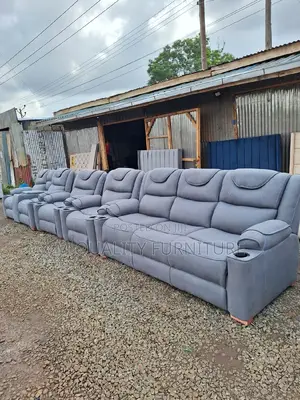 7 Seater Semi Recliner Sofa