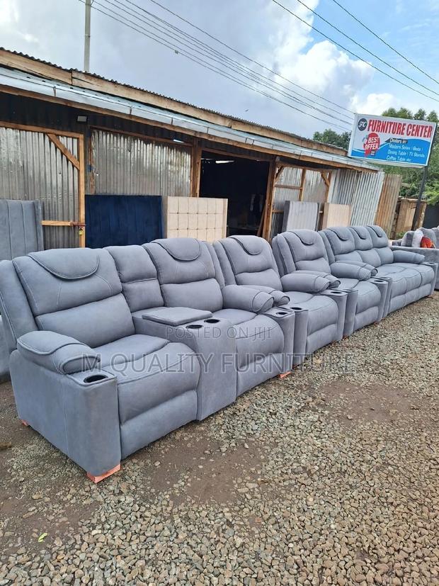 7 Seater Semi Recliner Sofa - thumbnail 2