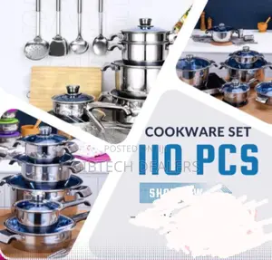 Quality Marwa 110pcs Stainless Cookware Set