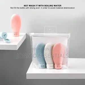 3pc Travel Refill Bottles for Shampoo, Shower Gel or Lotion