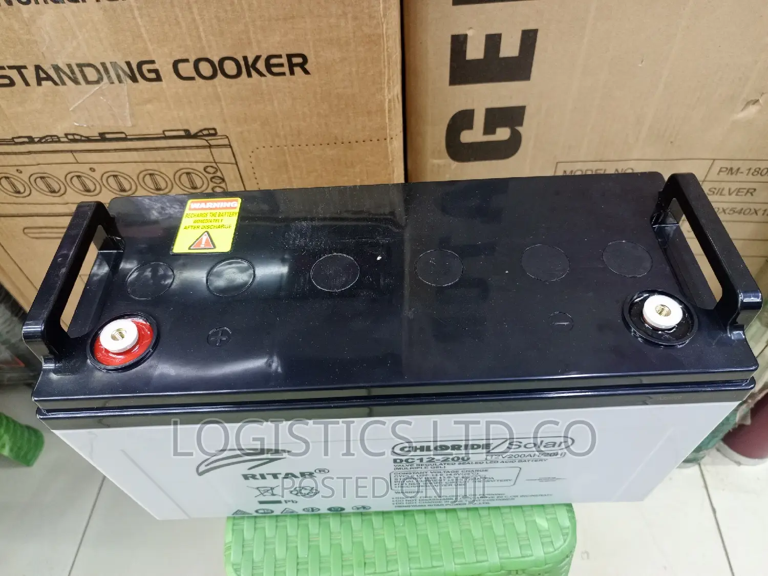 12V~200ah Ritar Deep Cycle Solar Gel Bettery