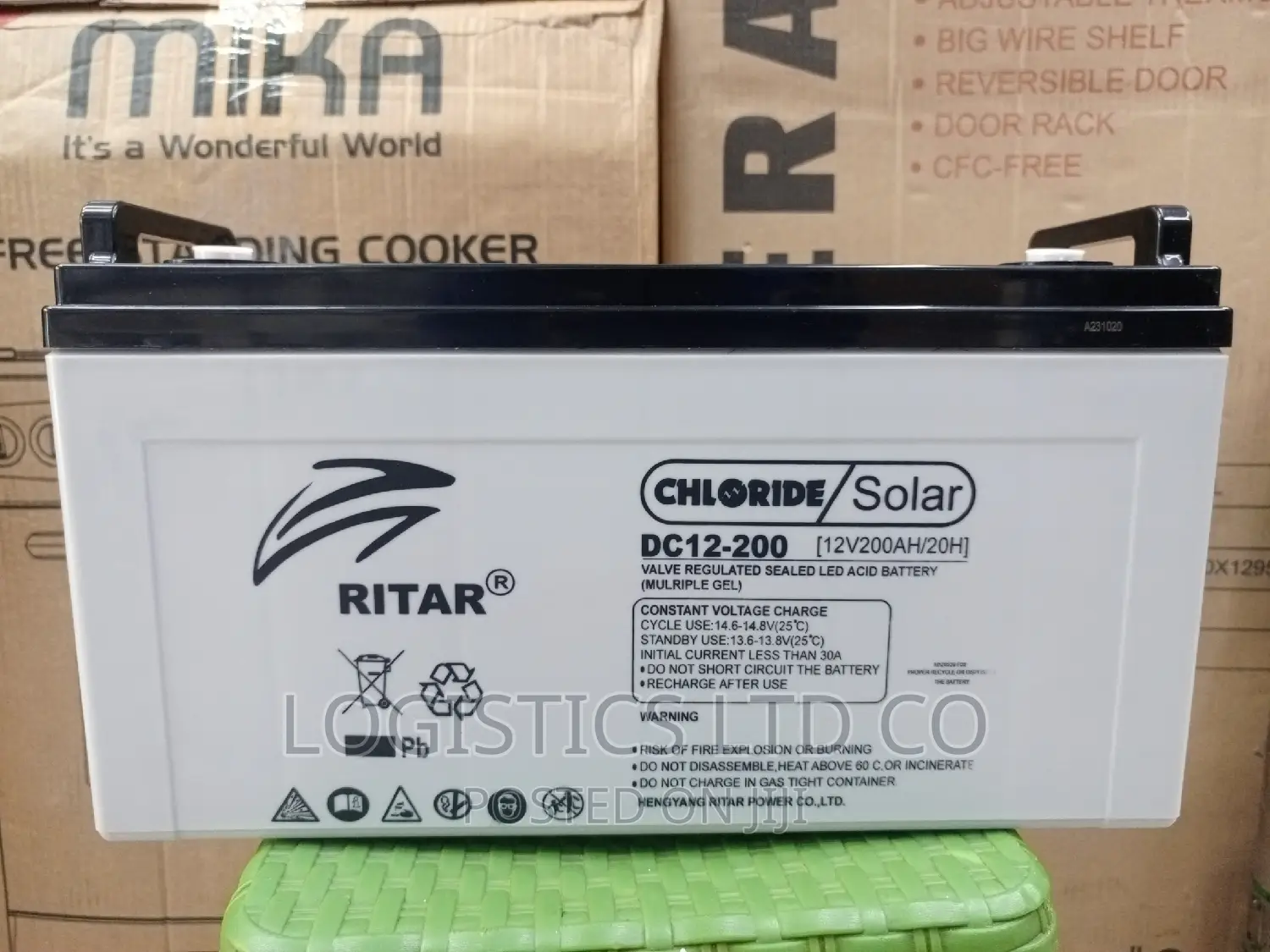 12V~200ah Ritar Deep Cycle Solar Gel Bettery