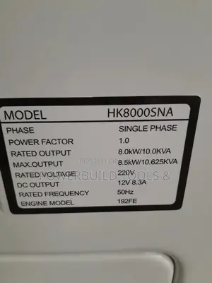 Hisaki 10kva Diesel Generator