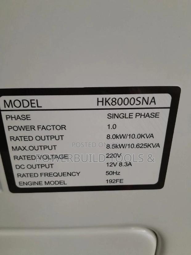 Hisaki 10kva Diesel Generator - thumbnail 2