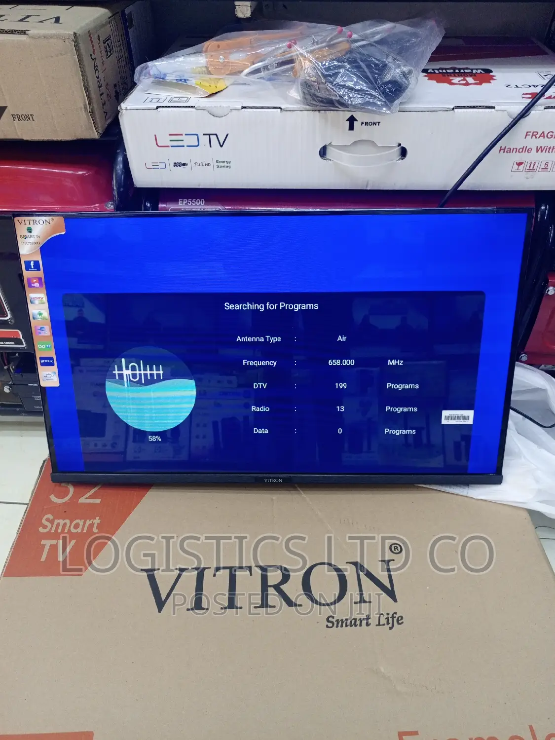 Vitron 32′′ Smart Android Frameless Tv