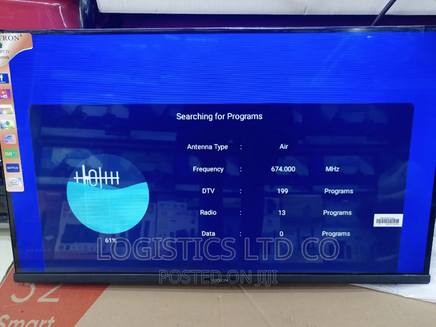 Vitron 32′′ Smart Android Frameless Tv