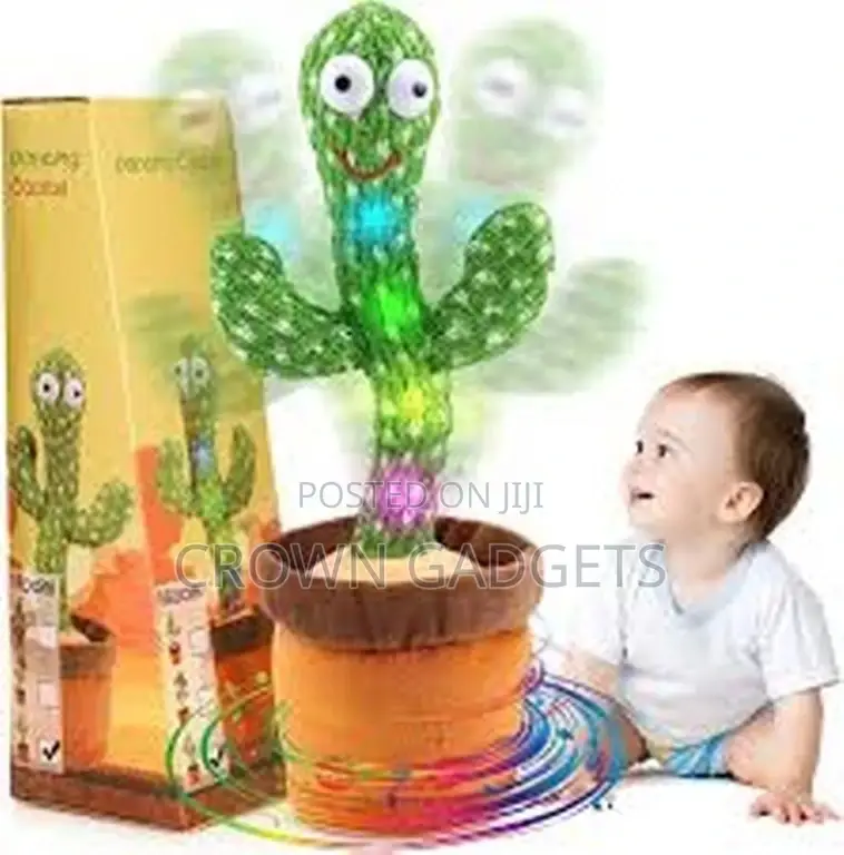 Dancing Cactus Baby Talking Repeats What You Say Boy Toys, M