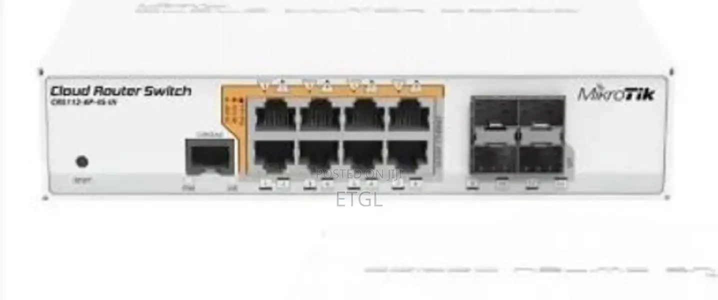 .CRS112-8G-4S-IN "Mikrotik CRS112-8G-4S-IN 8x Gigabit Ethern