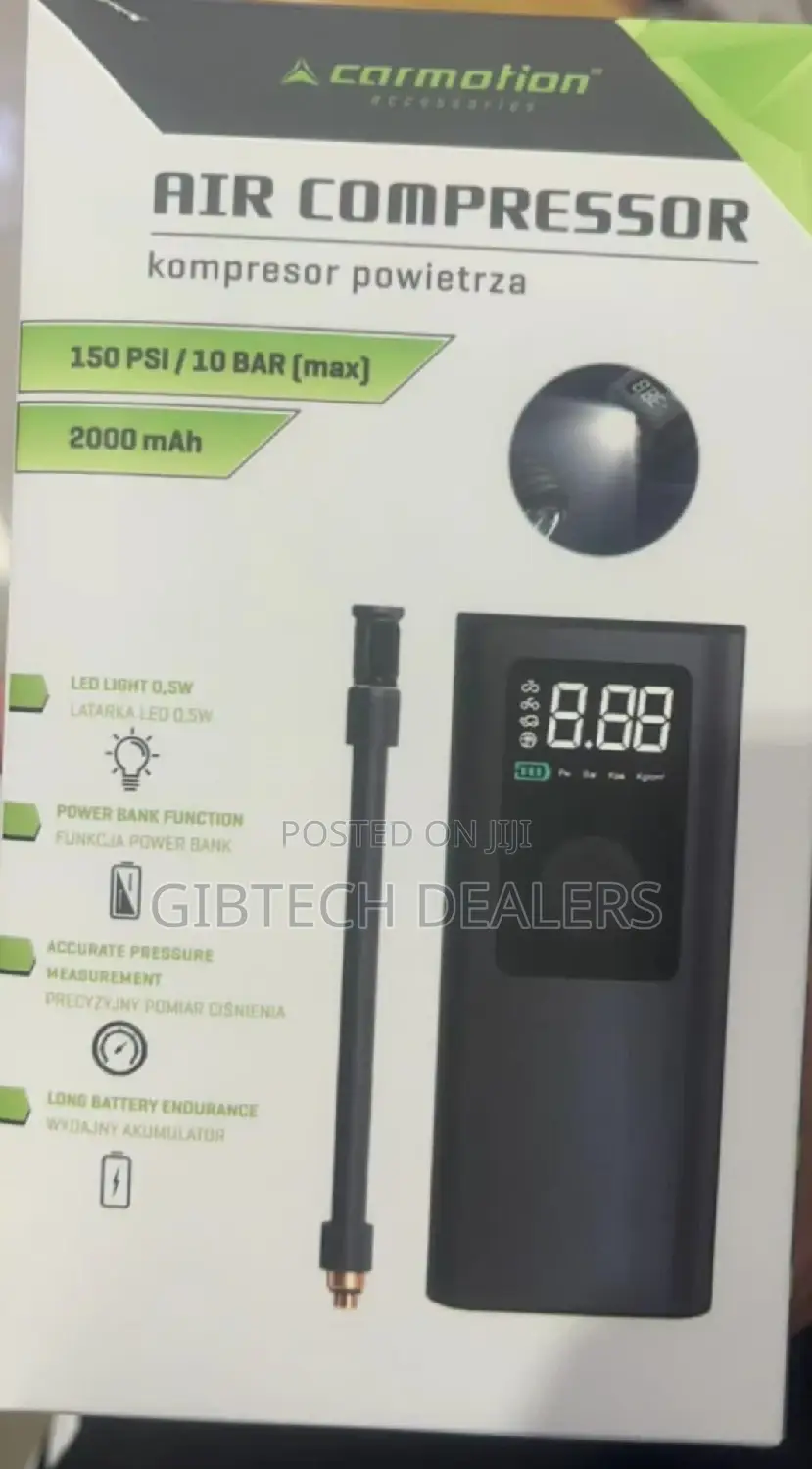 Digital Tyre Inflator/Air Compressor
