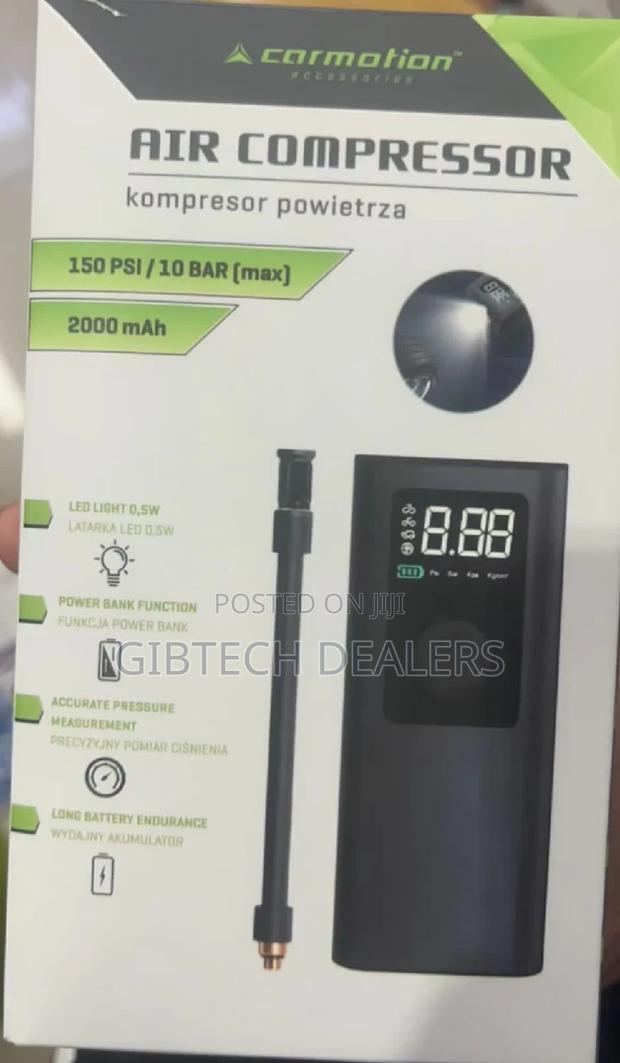 Digital Tyre Inflator/Air Compressor Now Available