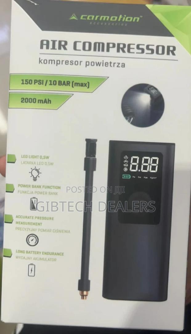Digital Tyre Inflator/Air Compressor Available