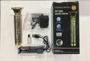 Vintage Rechargeable Metal Hair Clipper Gold
