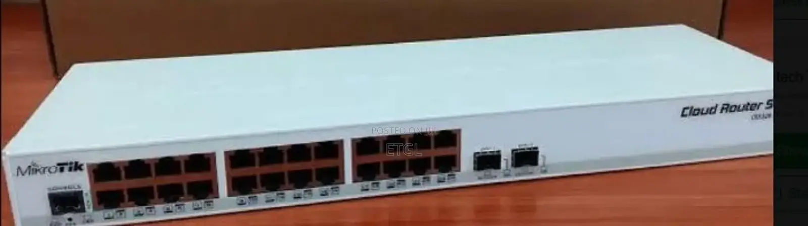 .Crs326-24g-2s+Rm Mikrotik (Crs326-24g-2s+Rm) 24 Gigabit Por