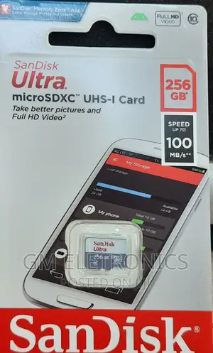 Original 256gb Sandisk Memory Card.