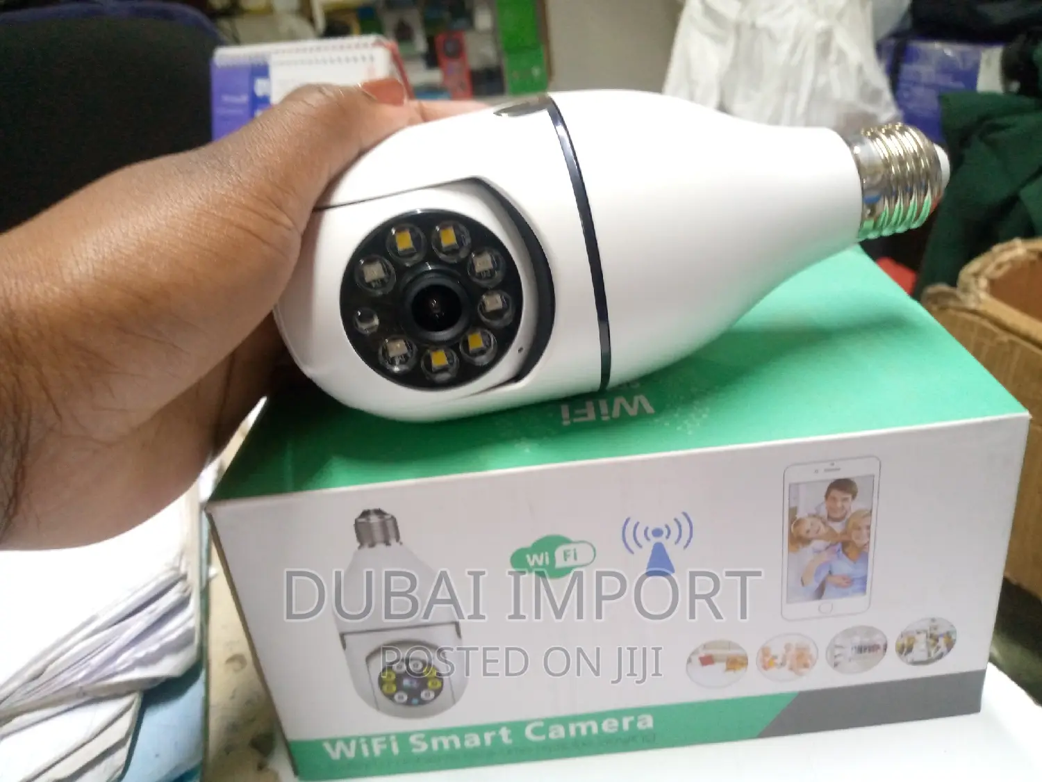 360 Degrees Rotating Wifi Camera Bulb