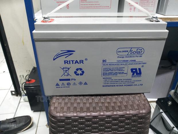 Ritar DC 12V 100ah Maintenance Free Solar Battery