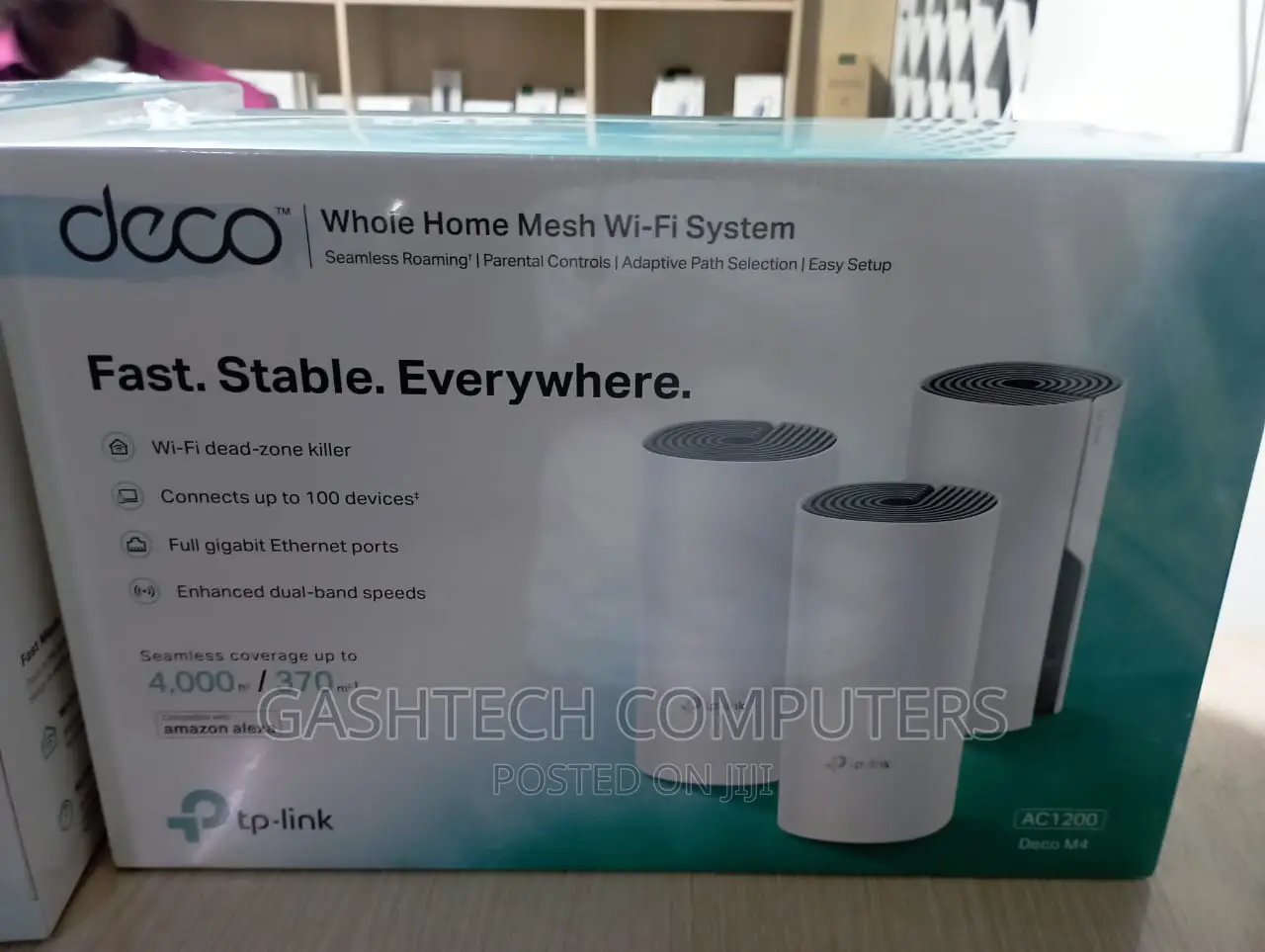 Tp-Link Deco M4 Ac1200 Home Wi-Fi (3 Pack) - "Tl-Deco M4"